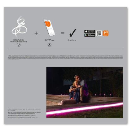 Ledvance - LED RGB+TW Dimmable outdoor strip SMART+ FLEX 5m LED/20W/230V 2700K-6500K IP44 Wi-Fi
