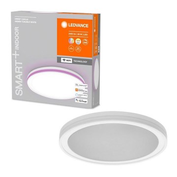 Ledvance - LED RGBW Dimmable ceiling light SMART+ CIRCLE LED/28W/230V 3000-6500K Wi-Fi