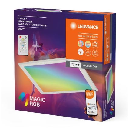 Ledvance - LED RGBW Dimmable ceiling light SMART+ MAGIC LED/14W/230V 2700-6500K Wi-Fi + remote control