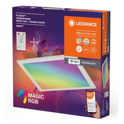 Ledvance - LED RGBW Dimmable ceiling light SMART+ MAGIC LED/24W/230V 2700-6500K Wi-Fi + remote control