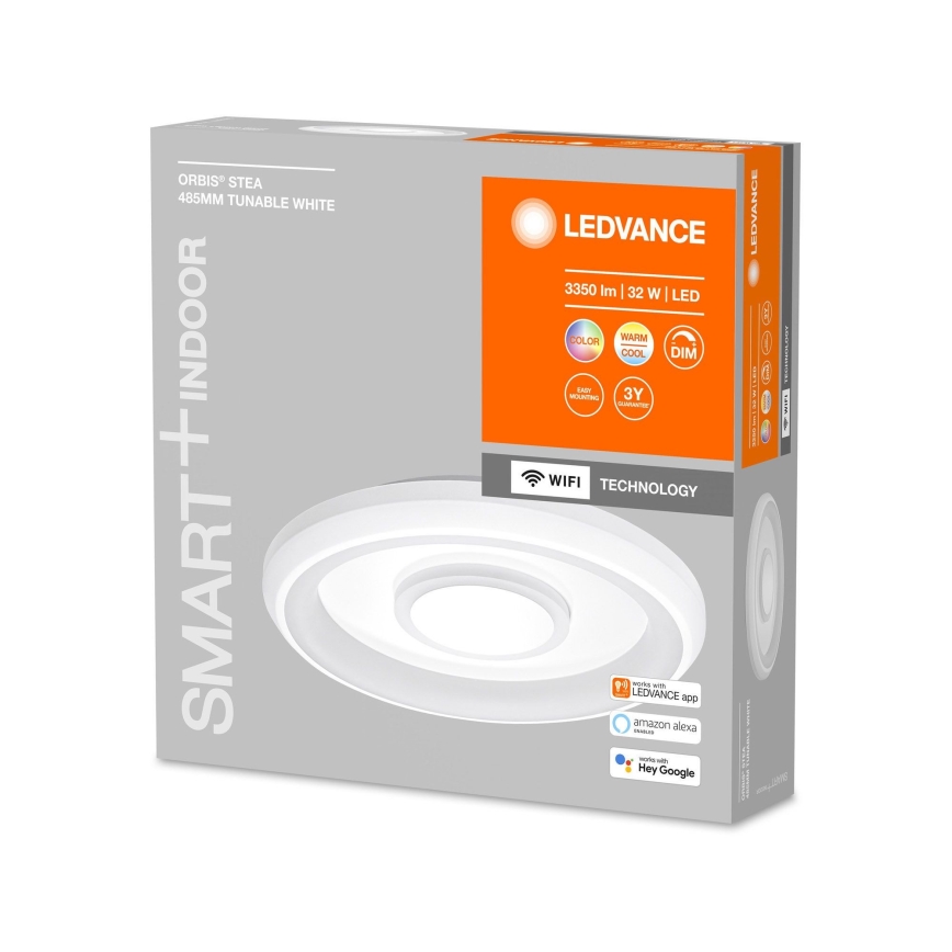 Ledvance - LED RGBW Dimmable ceiling light SMART+ ORBIS LED/32W/230V 2700-6500K Wi-Fi