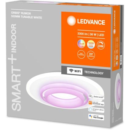 Ledvance - LED RGBW Dimmable ceiling light SMART+ ORBIS LED/32W/230V Wi-Fi