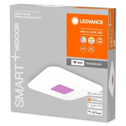Ledvance - LED RGBW Dimmable ceiling light SMART+ ORBIS LED/32W/230V Wi-Fi
