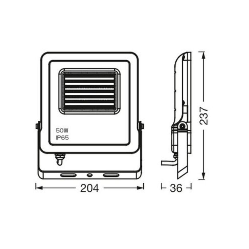 Ledvance - LED RGBW Dimmable outdoor floodlight SMART+ FLOODLIGHT LED/50W/230V IP65 Wi-Fi