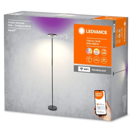 Ledvance - LED RGBW Dimmable floor lamp SMART+ FLOOR LED/13,5W/230V 2700-5000K Wi-Fi