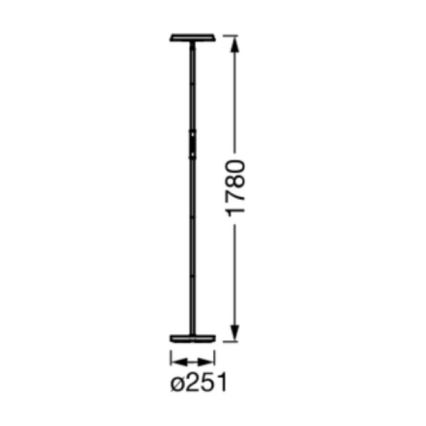 Ledvance - LED RGBW Dimmable floor lamp SMART+ FLOOR LED/13,5W/230V 2700-5000K Wi-Fi