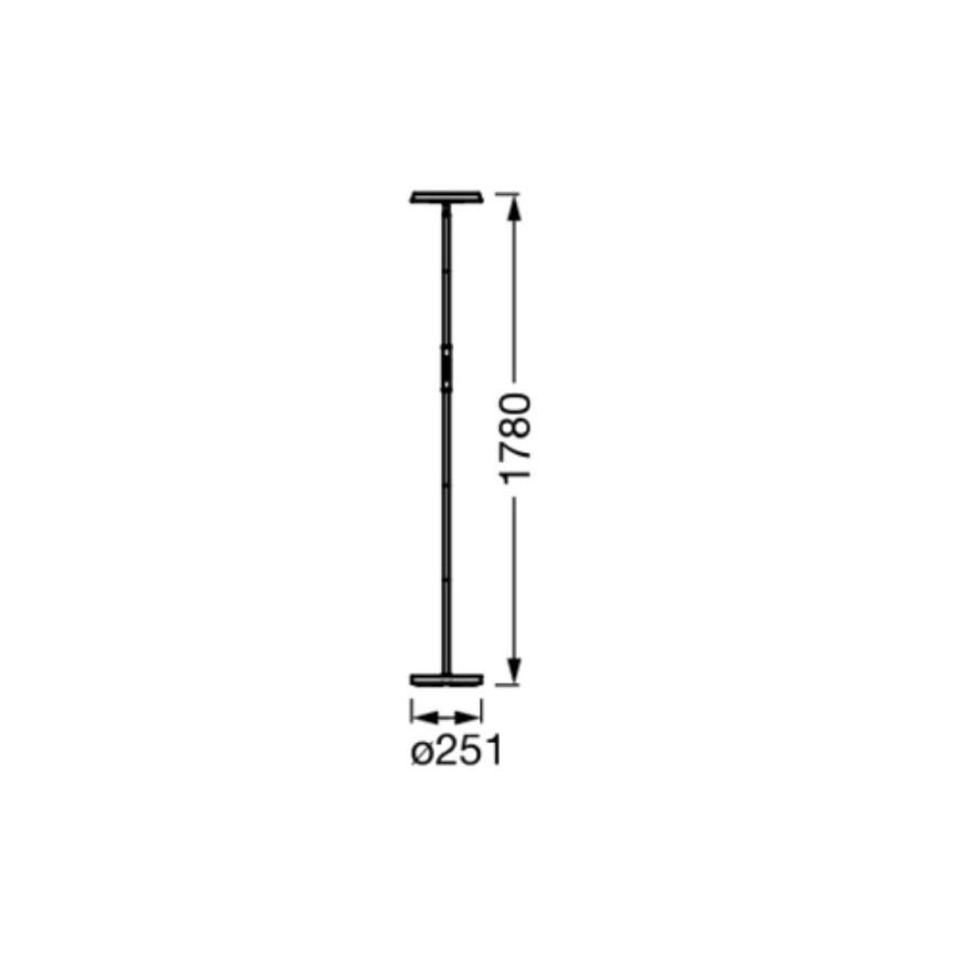 Ledvance - LED RGBW Dimmable floor lamp SMART+ FLOOR LED/13,5W/230V 2700-5000K Wi-Fi