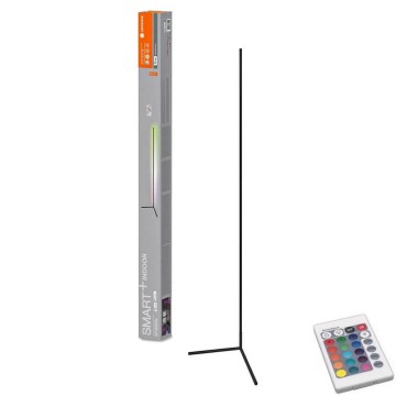 Ledvance - LED RGBW Dimmable floor lamp SMART+ FLOOR LED/20W/230V 2700-6500K Wi-Fi black + remote control