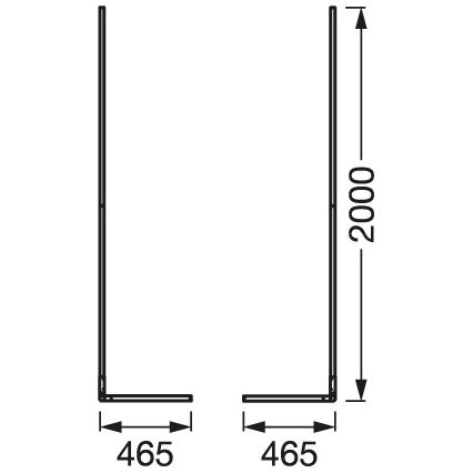 Ledvance - LED RGBW Dimmable floor lamp SMART+ FLOOR LED/20W/230V 2700-6500K Wi-Fi black + remote control