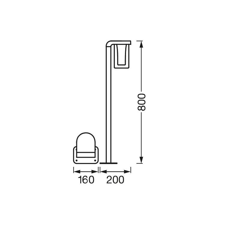 Ledvance - LED RGBW Dimmable outdoor lamp SMART+ CASCADE LED/10W/230V Wi-Fi IP44