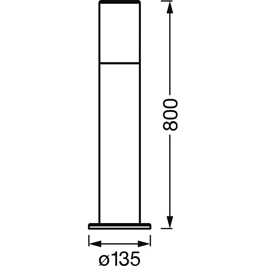 Ledvance - LED RGBW Dimmable outdoor lamp SMART+ PIPE LED/10W/230V Wi-Fi IP44