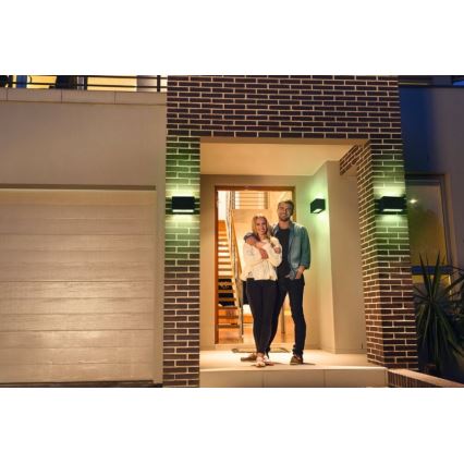 Ledvance - LED RGBW Dimmable outdoor wall light SMART+ BRICK LED/14W/230V Wi-Fi IP44