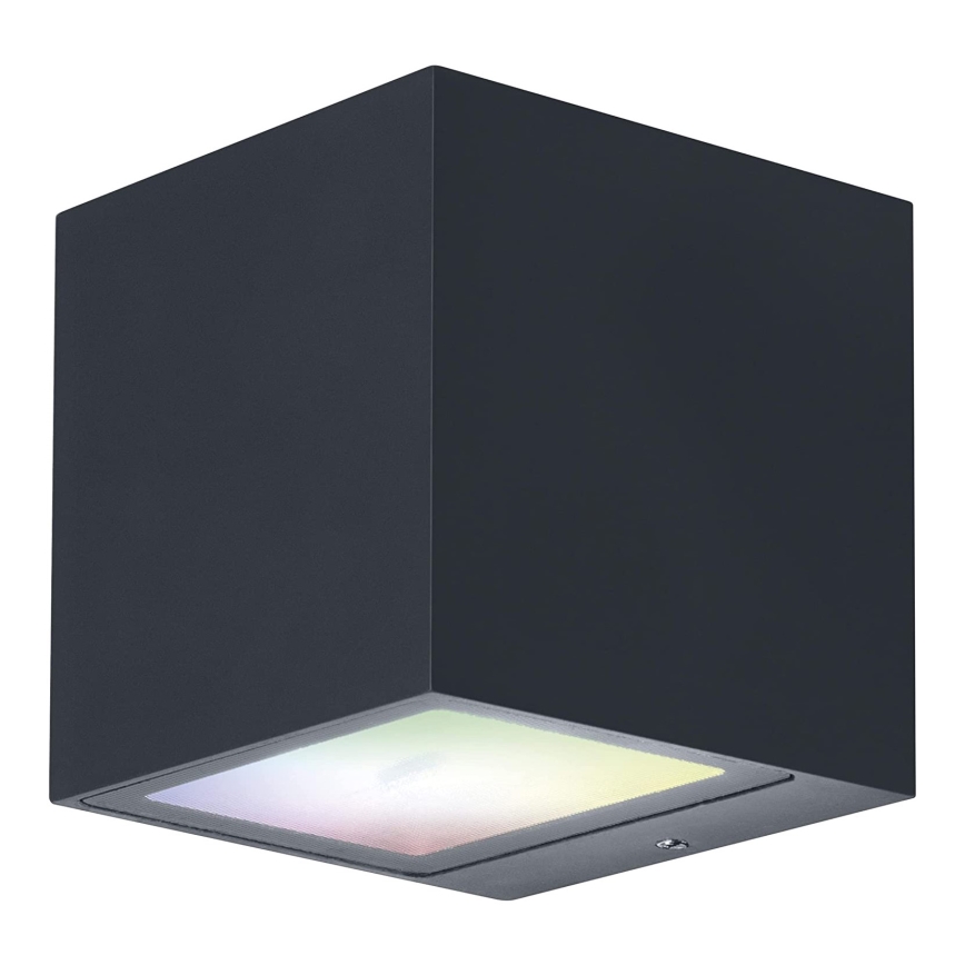 Ledvance - LED RGBW Dimmable outdoor wall light SMART+ BRICK LED/14W/230V Wi-Fi IP44