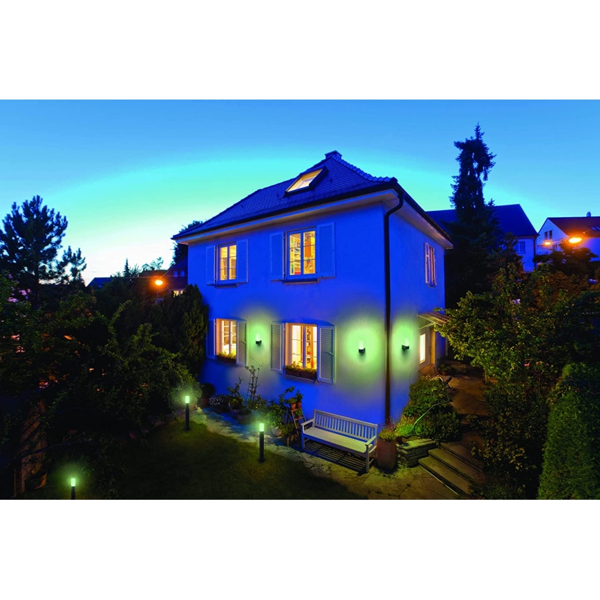 Ledvance - LED RGBW Dimmable outdoor wall light SMART+ PIPE LED/10W/230V Wi-Fi IP44