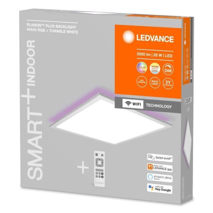 Ledvance - LED RGBW Dimmable panel SMART+ PLANON LED/28W/230V Wi-Fi + remote control
