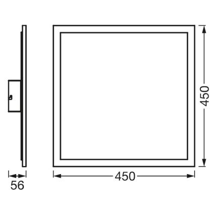 Ledvance - LED RGBW Dimmable panel SMART+ PLANON LED/28W/230V 3000-6500K Wi-Fi + remote control