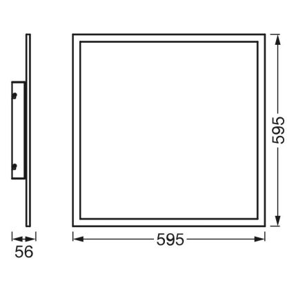 Ledvance - LED RGBW Dimmable panel SMART+ PLANON LED/40W/230V 3000-6500K Wi-Fi + remote control