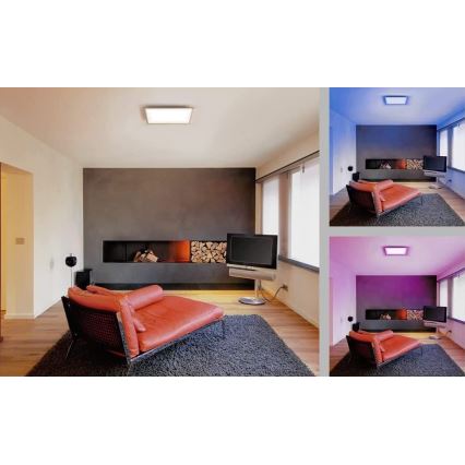 Ledvance - LED RGBW Dimmable surface-mounted panel SMART+ PLANON LED/40W/230V Wi-Fi + remote control