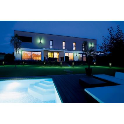 Ledvance - LED RGBW Dimmable solar wall light with a motion and dusk sensor SMART+ ALPS LED/6W/3,7V 2200 mAh 3000K IP44