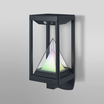 Ledvance - LED RGBW Dimmable solar wall light with a motion and dusk sensor SMART+ ALPS LED/6W/3,7V 2200 mAh 3000K IP44