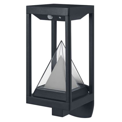 Ledvance - LED RGBW Dimmable solar wall light with a motion and dusk sensor SMART+ ALPS LED/6W/3,7V 2200 mAh 3000K IP44