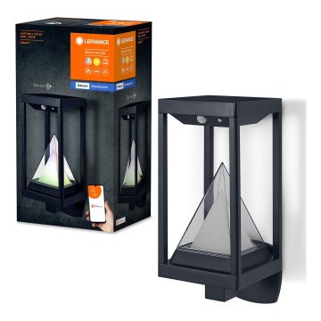 Ledvance - LED RGBW Dimmable solar wall light with a sensor SMART+ ALPS LED/6W/3,7V 3000K IP44