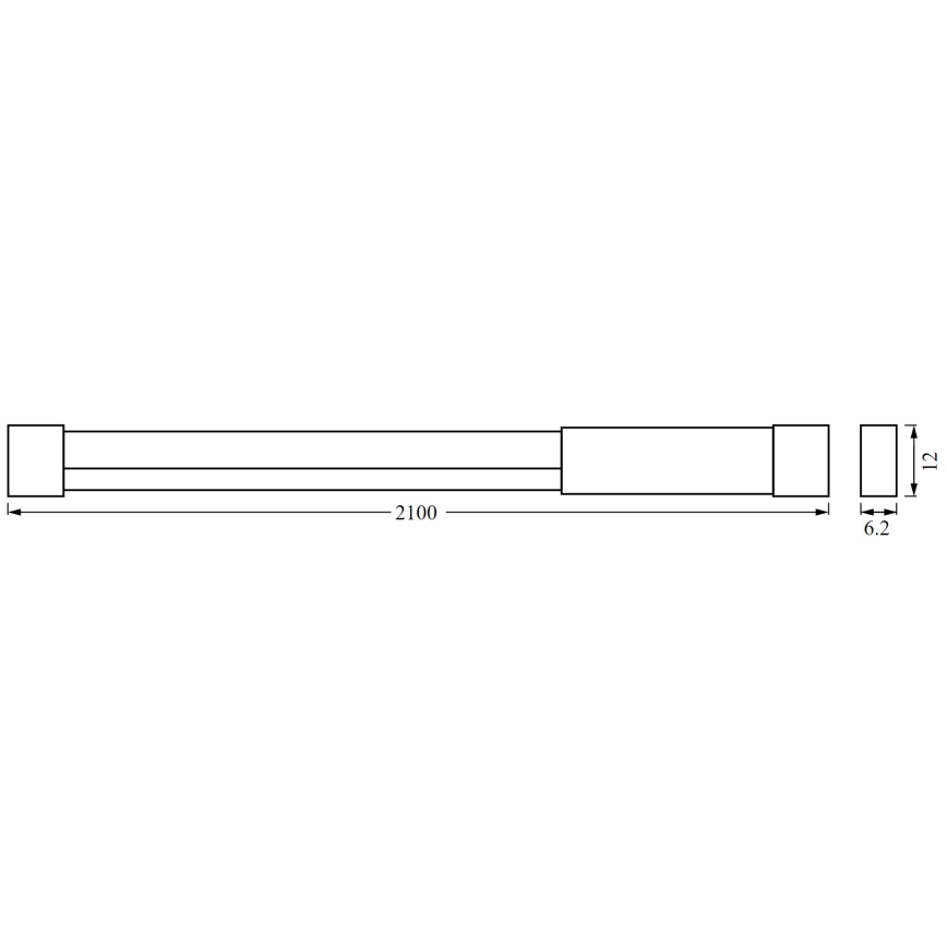 Ledvance - LED RGBW Dimmable strip NEON FLEX 2,1m LED/4W/5V + remote control