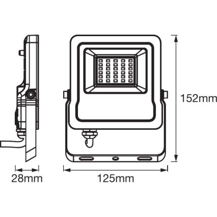 Ledvance - LED RGBW Floodlight SMART+ FLOOD LED/10W/230V IP65 Wi-Fi