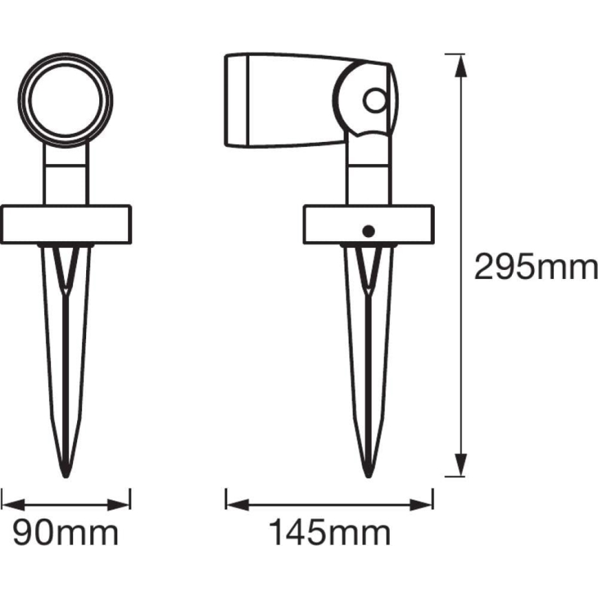 Ledvance - Extension set LED RGBW Outdoor lamp SMART+ SPOT LED/4,5W/230V IP65 Wi-Fi