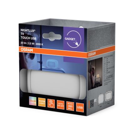 Ledvance - LED RGBW Touch Kids' Night Light TOUCH LED/2.5W/5V