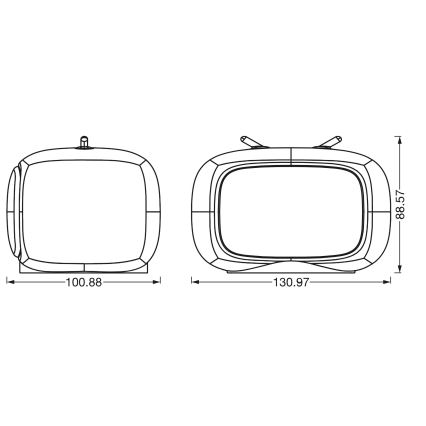 Ledvance - LED RGBW Touch Kids' Night Light TOUCH LED/2.5W/5V