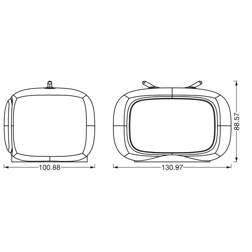 Ledvance - LED RGBW Touch Kids' Night Light TOUCH LED/2.5W/5V