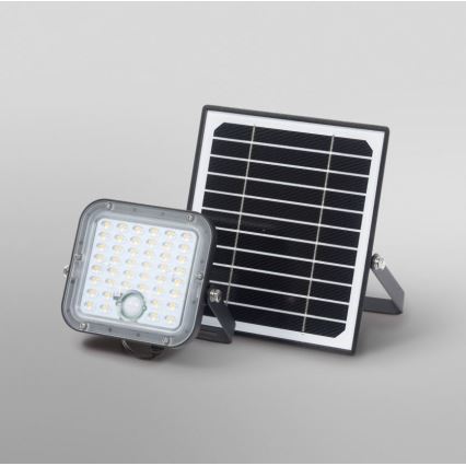 Ledvance - LED Dimmable solar floodlight with a motion and dusk sensor FLOOD SPLIT LED/10W/3,2V 5000 mAh IP65 + remote control