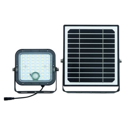 Ledvance - LED Dimmable solar floodlight with sensor FLOOD SPLIT LED/10W/7,4V IP65 + remote control