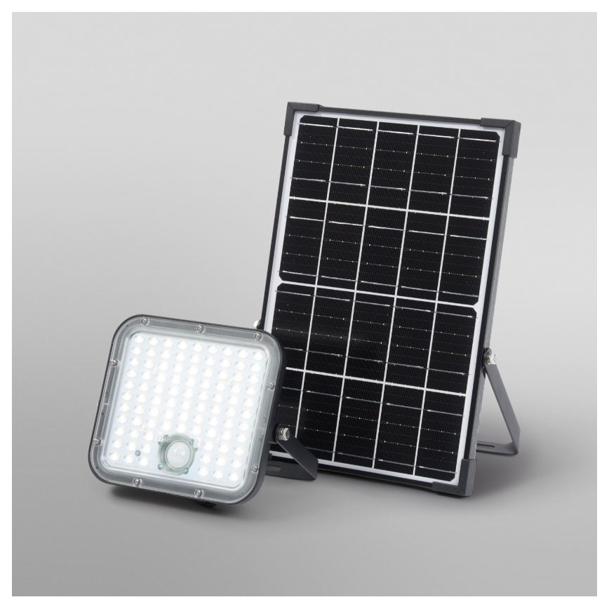 Ledvance - LED Dimmable solar floodlight with sensor FLOOD SPLIT LED/30W/6,4V 5000 mAh IP65 + remote control