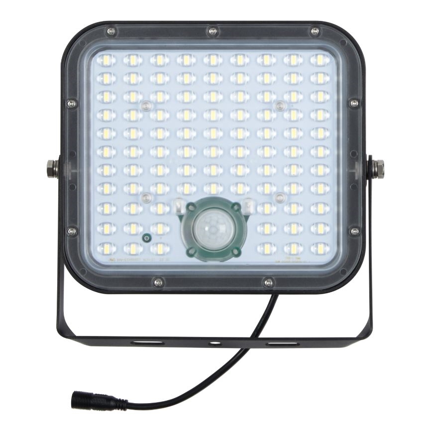 Ledvance - LED Dimmable solar floodlight with sensor FLOOD SPLIT LED/30W/6,4V 5000 mAh IP65 + remote control