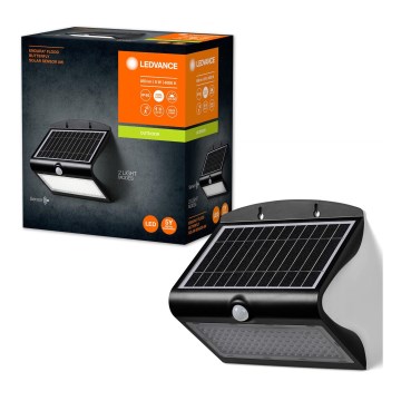 Ledvance - LED Solar wall light with sensor BUTTERFLY LED/8W/3,7V IP65