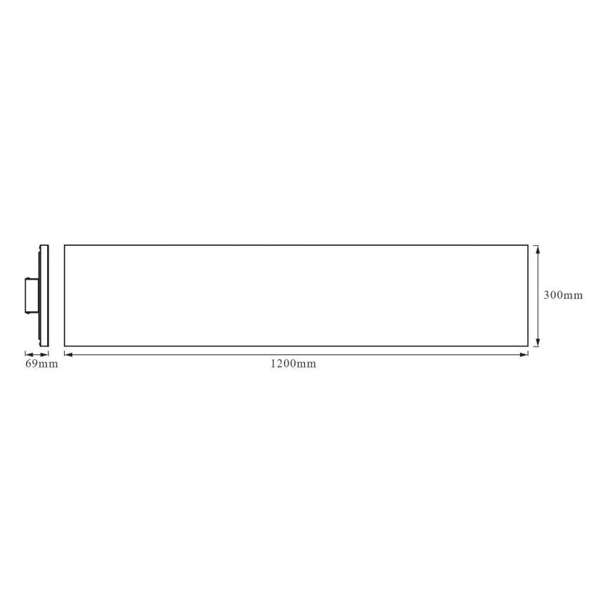 Ledvance - LED Surface mounted panel FRAMELESS LED/40W/230V 3000K