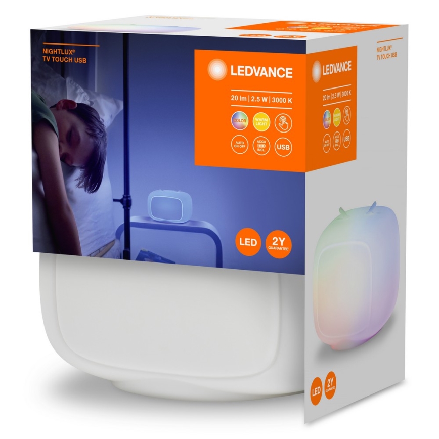 Ledvance - LED Touch children's night lamp TOUCH LED/2,5W/5V