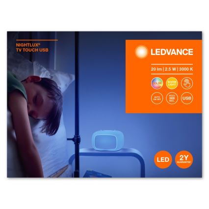 Ledvance - LED Touch children's night lamp TOUCH LED/2,5W/5V