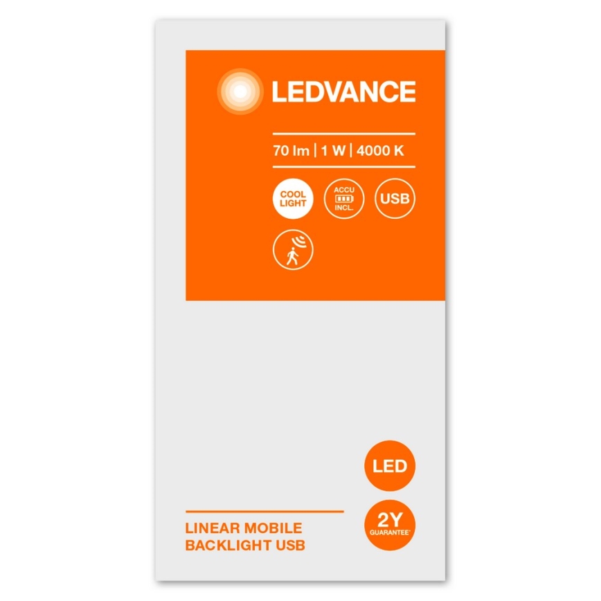 Ledvance - LED Under kitchen cabinet light with sensor MOBILE LED/1W/5V 1000 mAh 4000K 40 cm