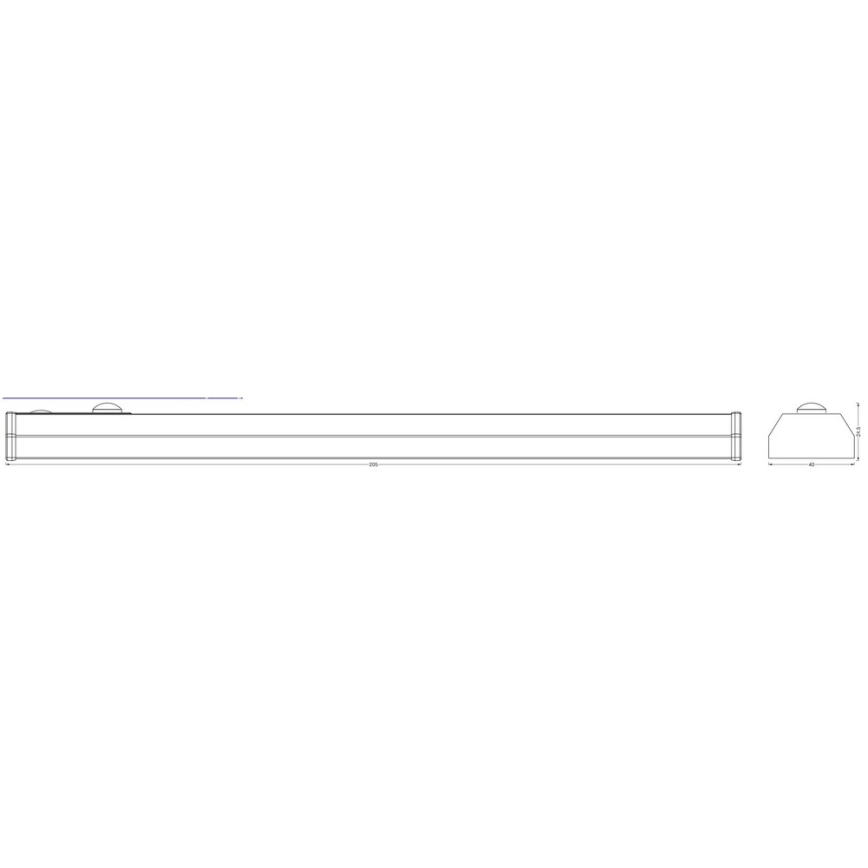 Ledvance - LED Under kitchen cabinet light with sensor MOBILE LED/1W/5V 500 mAh 20 cm