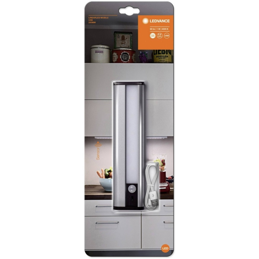 Ledvance - LED Under kitchen cabinet light with sensor MOBILE LED/1W/5V 1800 mAh