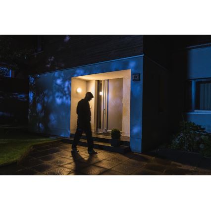 Ledvance - LED Outdoor wall light with a sensor and a camera SMART+ LED/15W/230V Wi-Fi IP44
