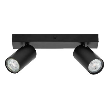 Ledvance - LED Wall-mounted Spotlight OCTAGON 2xGU10/3.4W/230V 2700K black