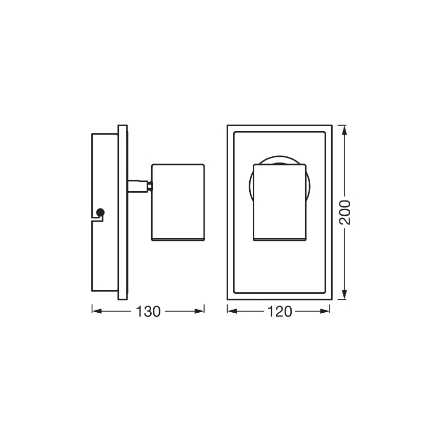 Ledvance - LED Wall spotlight DECOR MARS LED/16,5W/230V