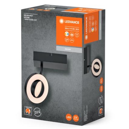 Ledvance - LED Wall spotlight DECOR SATURN LED/11W/230V 3000/4200/6500K