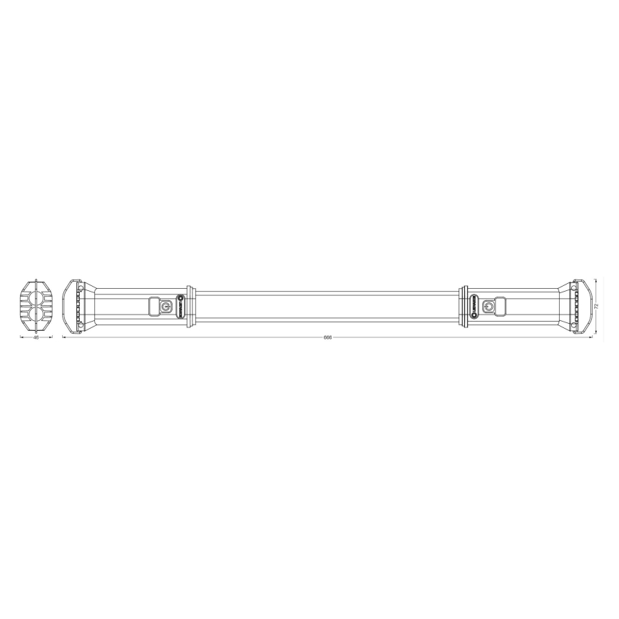 Ledvance - LED Work light TUBE LED/10W/5V IP54