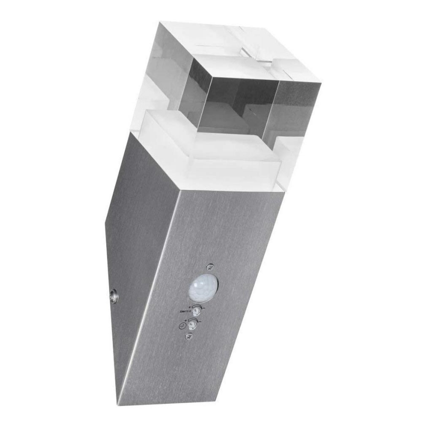 Ledvance - LEDOutdoor wall light with a sensor CRYSTAL 1xLED/5W/230V IP44