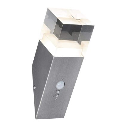 Ledvance - LEDOutdoor wall light with a sensor CRYSTAL 1xLED/5W/230V IP44